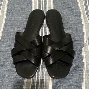 Tory Burch Woven Slide Sandals - Women